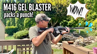 M416 GEL BLASTER REVIEW - THIS THING PACKS A PUNCH!