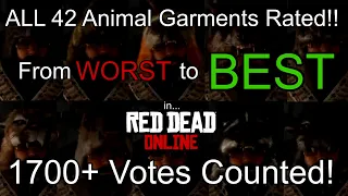 ALL 42 Legendary Animal Garments Rated from WORST to BEST - 1700+ Votes Counted- Red Dead Online