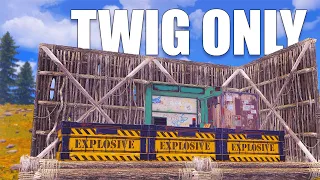 I built a twig only base...