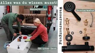 Wasserversorgung im Camper - Schritt für Schritt Anleitung! | DIY Van | Ducato Ausbau Vlog - Teil 17