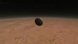 Perseverance-like system mars re entry & landing (Ksp rss+ro+principia)