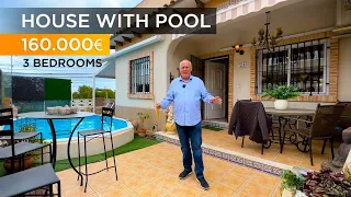 House in Spain 🌊️🌴 Renovated semi detached house in Lago Jardin with private pool in Torrevieja