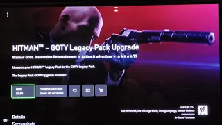 Attempting to redeem hitman legacy pack in hitman 2