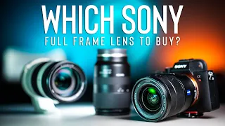Which SONY FULL FRAME LENSES To Buy for your SONY A7III or A7RIII