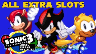 All Extra Slots | Sonic 3 A.I.R Mods • Gameplay