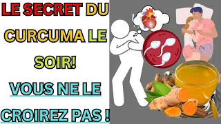 😴🌙 10 Bienfaits CHOQUANTS de l'Eau au Curcuma le Soir ! (que les Médecins ne Vous Diront Pas !) ✨