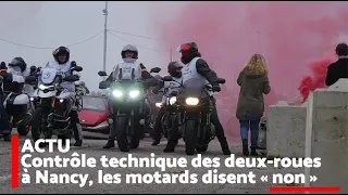 Grand Nancy : Contrôle technique des deux-roues motorisés, les motards disent "non"