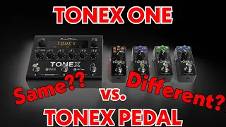 Does TONEX ONE Sound The Same as TONEX PEDAL??