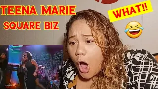 First Time Reaction | TEENA MARIE Performs - Square Biz |1981 OLD SCHOOL #teenamarie #1981 #reaction