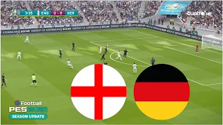 England vs Germany | UEFA EURO 2020 Round of 16 | Realistic Gameplay