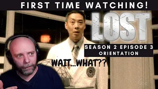 LOST S2E03 (Orientation) FIRST TIME REACTION - A LEAP OF FAITH!!