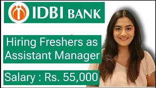 IDBI BANK Junior Assistant Manager Job Vacancy for any Fresher Graduate All India