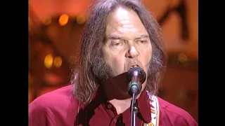 Neil Young performs "Act of Love" at the 1995 Rock & Roll Hall of Fame Induction Ceremony