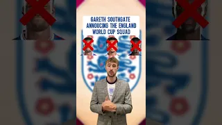 ENGLANDS WORLD CUP SQUAD ANNOUNCEMENT 🏴󠁧󠁢󠁥󠁮󠁧󠁿🌎