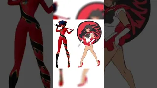 Miraculous characters as Sailor Moon #shorts #miraculous #sailormoon