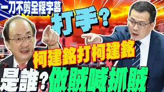 【一刀不剪全程字幕】誰做賊喊抓賊?一句話回力鏢打臉柯建銘...羅智強回懟:這句名言我還給你啦