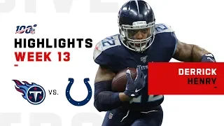 Derrick Henry Runs Past Colts for 149 Yds & 1 TD | NFL 2019 Highlights