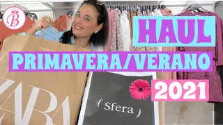 🛍 HAUL NUEVA COLECCIÓN PRIMAVERA || Mango, Zara, Stradivarius, Sfera || Shopping con  Belén