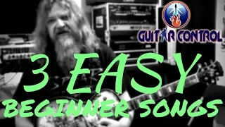 Learn How To Play 3 Easy Beginner Songs On Guitar - Beginner Guitar Lesson