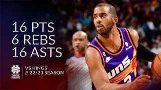 Chris Paul 16 pts 6 rebs 16 asts vs Kings 22/23 season