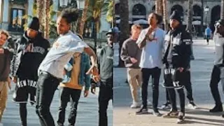 Les Twins / Freestyle In The Street Of Barcelona 🔥🔥🔥