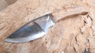 Knife Making From Rusty Steel