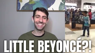 Beyonce "Listen" cover - kid in Philippines shopping mall | REACTION