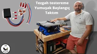 Soft starter, yumuşak başlangıç bağlanımı. Tezgah testereye ve Elektrikli Motorlara softstart takımı