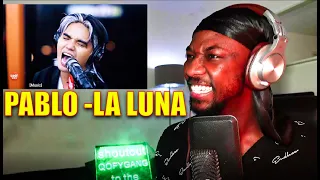 SB19 - PABLO performs "La Luna" LIVE on Wish 107.5 Bus | REACTION