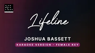 Lifeline - Joshua Bassett (FEMALE/Higher Key Karaoke) - Piano Instrumental Cover with Lyrics