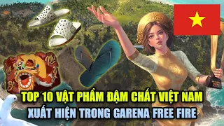 Free Fire | TOP 10 Vật Phẩm Đậm Chất Việt Nam Xuất Hiện Trong Game Từ Trước Đến Nay | Rikaki Gaming