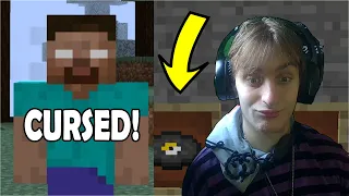 HIS EYES!!! Top 10 Scary Minecraft Theories #REACTION