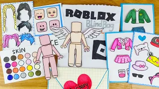 [Paper DIY] Roblox Blind Bag| How to make Roblox couple Paper doll