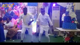 Odunlade Adekola and Woli Agba rolling waist on the dance floor. Who does it better?
