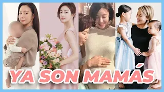 10 KOREAN IDOLS AND ACTRESSES WHO ARE ALREADY MOMS 🤱 Who did they marry? DO YOUR CHILDREN LOOK LIKE?