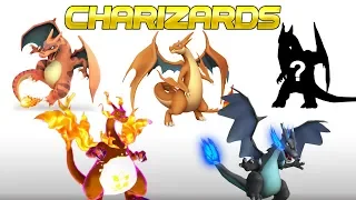 Pokemon: CHARIZARD Forms & Evolutions (Mega Charizard X & Y, Gigantamax, Detective Pikachu)