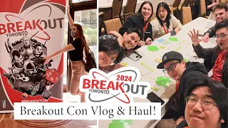 Breakout Con 2024 Vlog + Bring & Buy Haul!