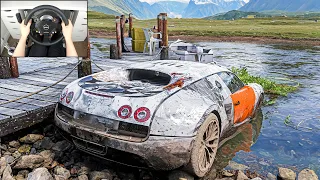 Abandoned Bugatti Veyron - Forza Horizon 5 (Steering Wheel + Shifter) Gameplay