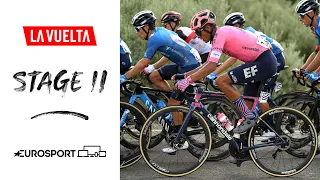 La Vuelta 2021 - Stage 11 Highlights | Cycling | Eurosport