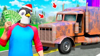 БОМЖ СТАЛ ДАЛЬНОБОЙЩИКОМ В ГТА 5 ! ВЫЖИВАНИЕ БОМЖА В GTA 5 ONLINE