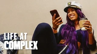 SASHA BANKS & THE WWE INVADE THE COMPLEX OFFICE! | #LIFEATCOMPLEX