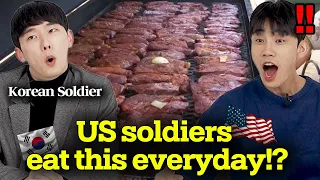 Why Korean soldiers was shocked at US military Food for the first time