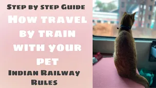 How to travel with your pets by train |step by step guide |Indian railway Rules