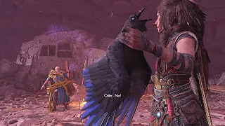 Freya Destroys Odin's Raven - GOD OF WAR RAGNAROK