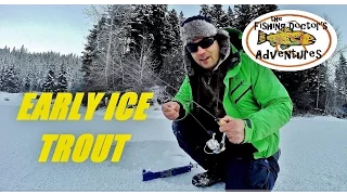 How to Fish: Early Ice Fishing Trout