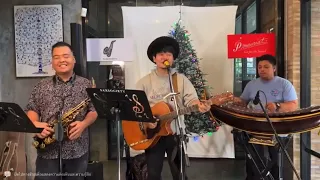 ลาวดวงเดือน x Fly Me To The Moon Cover by SomSong Band | Saxsociety Thailand