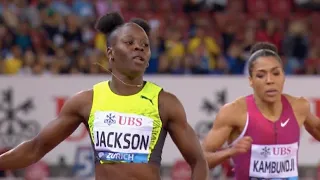 Women 200m Final|Shericka Jackson Defeated Gabby Thomas in 21.80 To Win In Zurich Diamond League