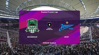 PES 2020 | Krasnodar vs Zenit - Russian Premier Liga | 05/07/2020 | 1080p 60FPS