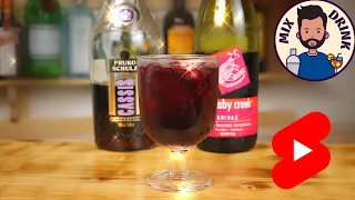 Cardinal Punch cocktail - коктейль Пунш Кардинал #shorts