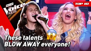 EXTREMELY POWERFUL Performances in The Voice Kids! 😱 | Top 10